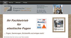 Desktop Screenshot of ditro.de